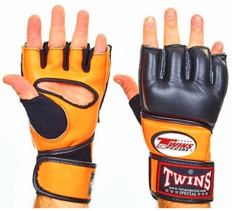 ММА перчатки Twins Special (GGL-4 black/orange)